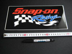 当時物 レア snap-on ステッカー スナップオン SNAP ON レーシング RACING レア　31㎝　古いシール　No8
