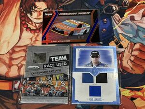 Panini PRIZM TORQUE PressPass Racing CARL EDWARDS レリック シリアル カード 3枚セット NASCAR ナスカー Race-Used Tire Firesuit Matal