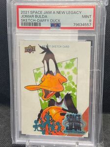 鑑定済！Space Jam: A New Legacy Daffy Duck Sketch Card by Jomar Bulda #1/1 Hot!!!