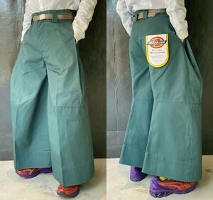 定価19,800円 SHINYA KOZUKA PANTALON WITH Dickies シンヤ コヅカ×ディッキーズ ワイドパンツ 袴 JADE