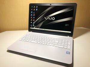 最新 office2024搭載 美品 VAIO S15 VJS152C11N パソコン PC15.5型 FHD i7-7700HQ 16GB 新品SSD1TB+HDD1TB BD Win10 Home 内蔵カメラ元箱 