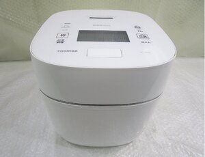 ◎東芝 TOSHIBA 真空圧力IHジャー 炊飯器 炎匠炊き 一升炊き 鍛造かまど銅釜 RC-18VSP 2020年製 ホワイト ジャンク w121720