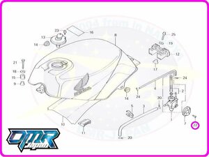 【新品】 ビス [タンクキャップ]　NS400R NS250R/F NC19 MC11