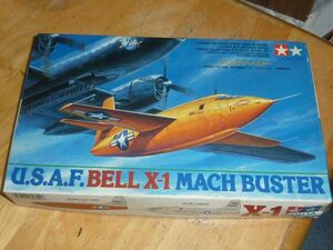 1/72 ベル X-1 マッハバスター 超音速実験機 透明胴体パーツ付　タミヤ Bell MACH BUSTER