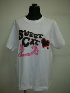 PINK PANTHER Tシャツ(ホワイト・Ｌ)