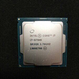 インテルCore i7 8700k付属品なし