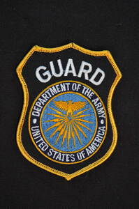 本物　アメリカ　DEPARTMENT OF ARMY　アメリカ陸軍　警備　GUARD　パッチ　