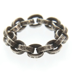 CHROME HEARTS クロムハーツ PAPER CHAIN RING ペーパーチェーン シルバーリング シルバー 9号