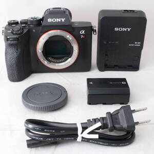 ★実用品★ SONY ソニー フルサイズ ミラーレス一眼カメラ α7RIV ボディ ブラック ILCE-7RM4A #6874