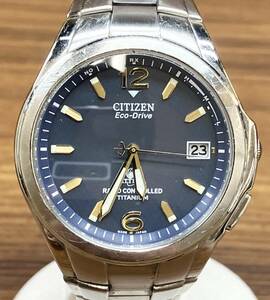 CITIZEN シチズン ATTESA アテッサ H410-T003788 電波ソーラー アナログ ラウンド 腕時計