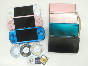 《京都一輝堂》【1円～】【その他】 ゲーム機 任天堂 SONY PSP ３DS DS ソフト 本体 ジャンク品 まとめ売り 24w-5514