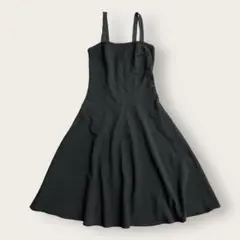 【Charlotte Russe】キャミワンピース 黒 フレアスカート シンプル