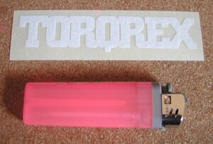 06ＴＯＲＱＲＥＸトルクレックスＬＯＧＯステッカーホワイトＭ