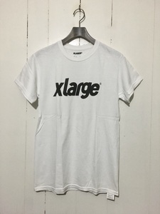 美品☆X-LARGE エクストララージ 小文字ブランドロゴ 半袖Tシャツ S 白黒 ホワイト ブラック シンプル