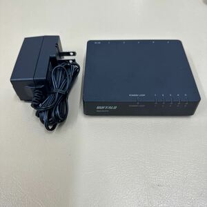 Buffalo ギガスイッチングハブ 5ポート LSW4-GT-5EP/BKD 中古