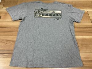 patagonia パタゴニア　p6 パタロハ　半袖Tシャツ オーガニックコットン　２０１４年製　グレー　Ｍサイズ　厚手　ヴィンテージ