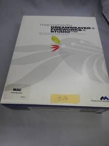 NA-367#中古Macromedia Dreamweaver 4/Fireworks 4 Studio 日本語版　Mac os macintosh