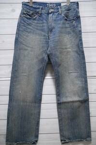 used☆ＧＡＰ★30×30☆EASYFIT ストレート（ダメージ）☆股下76☆⑳