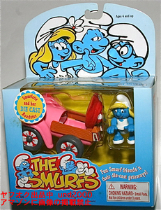 Irwin スマーフ スマーフェット ロードスター The Smurfs ダイキャスト ビーグル Smurf Smurfette and Her Roadster アーウィン 1996年