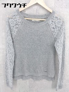 ◇ Abercrombie&Fitch アバクロンビー＆フィッチ 長袖 セーター サイズS グレー レディース