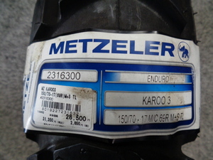 24. 同梱不可 ★【METZELER(メッツラー)】 2316300 KAROO3 150/70-17 M/C 69R M+S TL リア ★ 製造年要確認