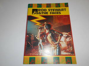 パンフレット プログラム (チラシ チケット半券)テープ貼 Rod Stewart & The Faces ロッド スチュアート アンド ザ ファイセス 1974年74
