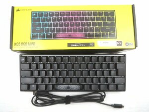 ♪CORSAIR K65 RGB MINI ゲーミングキーボード CH-9194014-JP 日本語レイアウト♪動作OK 中古品