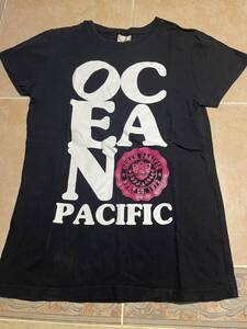 OCEANPACIFIC オーシャンパシフィック　レディース半袖Tシャツ　ブラック　美品