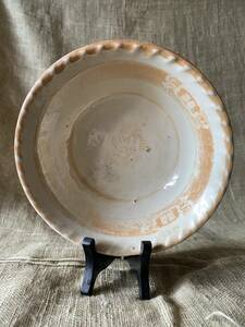 ベトナム　器　ヴィンテージ　アンティーク　ソンベ焼　茶碗　プレート　皿　フランス　陶器　手描き　染付け　民藝　小皿　深皿　、