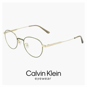 新品 メンズ カルバンクライン メガネ ck24108lb-310 48mm calvin klein 眼鏡 ラウンド ボストン 型 フルリム titanium チタン フレーム