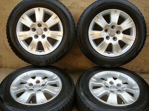 10アルファード・トヨタ純正アルミ＆205/65R16ブリヂストン・ブリザックVRX 深溝　中古4本SET格安！　6.5J＋39 114.3