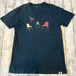 Paul Smith ポールスミス ロゴ チェアー 椅子 プリント 半袖Tシャツ