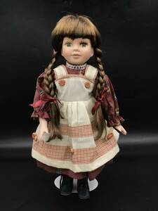 1024-05◆ビスクドール ポーセリン人形 ② 少女 約41cm PORCELAIN DOLL