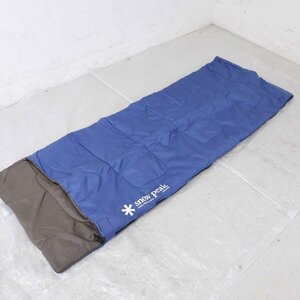 Snow Peak スノーピーク シュラフ ブルー系 封筒型 寝袋 アウトドア キャンプ★852h19