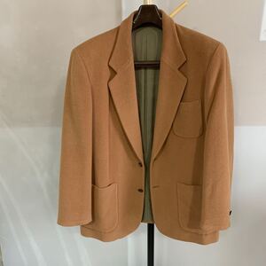 THISTLE HARRISONS/シスル ハリソンズン コート キャメル色 メンズ 秋冬 防寒着 ファッション ビジネス ウール 古着 (石673