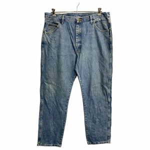 Wrangler デニムパンツ W40 ラングラー ビッグサイズ ブルー コットン メキシコ製 古着卸 アメリカ仕入 2312-671