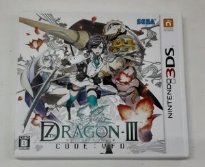 任天堂 Nintendo 3DS ニンテンドー ゲームソフト 7TH DRAGON III CODE VFD セブンスドラゴン3 ステッカー付き