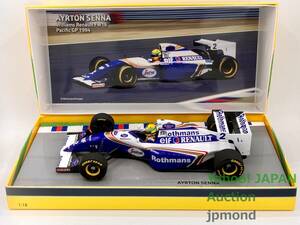 Minichamps 1/18 ウィリアムズ FW16 #2 A.セナ Rothmansデカール加工品 ミニチャンプス パシフィックGP High quality collector