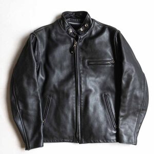 【美品】SCHOTT【641/シングルライダースジャケット】40 レザージャケット アメリカ製 ショット 25010016