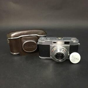 ER0927-16-3 現状品 Ricoh 35 De Luxe リコー フィルムカメラ コンパクト SEIKO セイコー社 1:2.8 f=4.5cm No.14549 ケース付属 60サイズ