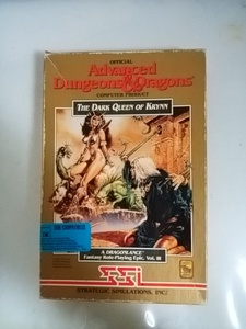 【動作確認済】 Advanced Dungeons & Dragons - The Dark Queen of Krynn (SSI) [IBM-PC]