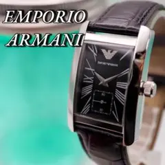 良品！EMPORIO ARMANI スモールセコンド ローマン 腕時計 675