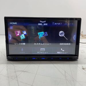 KENWOOD ケンウッド MDV-S708 フルセグ メモリーナビ Bluetooth CD DVD 2020年地図データ 動作確認済み 説明書付き P61226