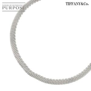 ティファニー TIFFANY&Co. サマセットメッシュ ネックレス 40cm シルバー 925 SV Necklace 90236976