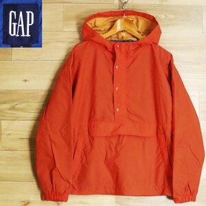 $1T/O12.9-2　OLD　GAP　オールドギャップ　アノラックパーカー　Sサイズ　オレンジ　プルオーバー　ジャンパー　ブルゾン