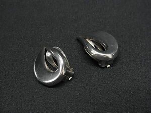 1円 GEORG JENSEN ジョージ ジェンセン SV925 クリップ式 イヤリング アクセサリー レディース シルバー系 BI2607