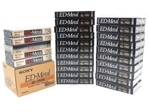 【z29857】新品・未使用 SONY ソニー ED-Beta ベータ ED-Metal 750 EL-750 ビデオカセットテープ 合計31本 まとめ 格安スタート