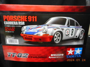 タミヤ　1/10　ポルシェ 911 カレラ RSR（TT-02シャーシ）