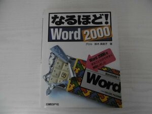 [GC1405] なるほど! Word 2000 鈴木眞里子 1999年7月12日 1版1刷発行 日経BP社 文書 レイアウト はがき 印刷 イラスト データ 見出し ルビ