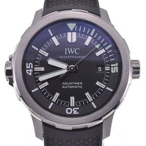 IWC SCHAFFHAUSEN IW329001 アクアタイマー デイト 自動巻き メンズ 美品 内箱・保証書付き C#130415